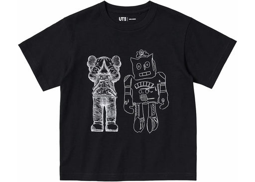 KAWS x Uniqlo Warhol Kids' UT Graphic 476424 T-shirt Black