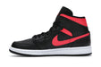 Jordan 1 Mid Black Siren Red (Women's)