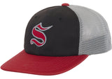 Supreme Contrast S Mesh Back 6-Panel Grey