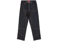 Supreme Paneled Double Knee Painter Pant Rigid Indigo