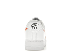 Nike Air Force 1 Low '07 Spray Paint Swoosh White Safety Orange
