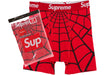 Supreme Hanes Spider-Man Boxer Briefs (2 Pack) Red