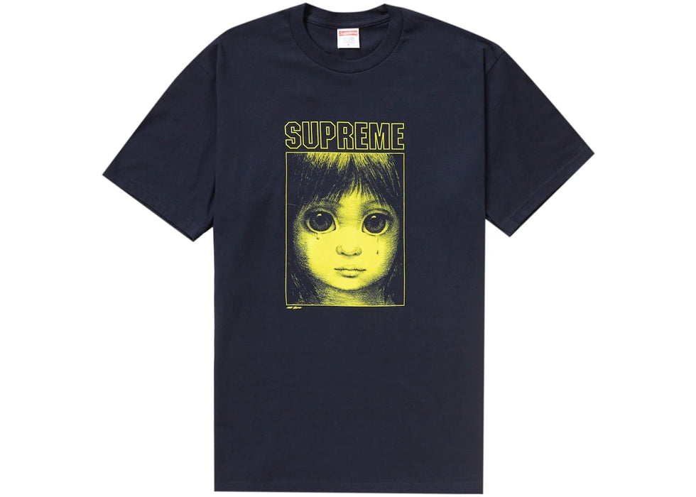 Supreme Margaret Keane Teardrop Tee Navy