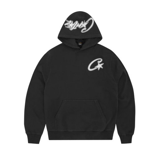 Corteiz Satin c star applique hoodie