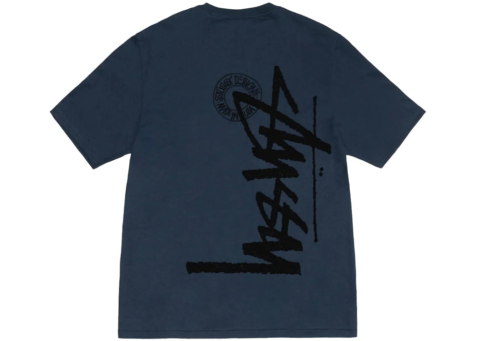 Stussy Buana Stock Tee Navy