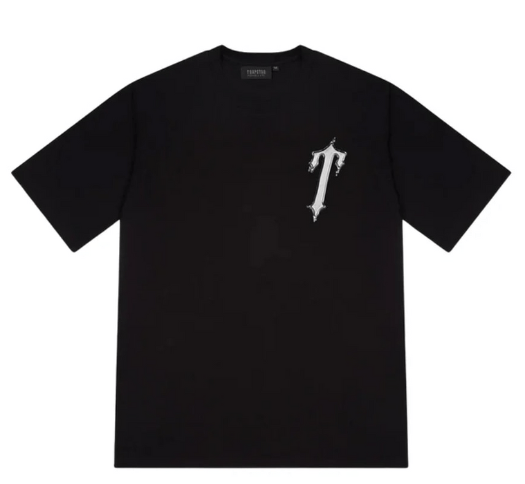 Trapstar Liquid Chrome Tee Black