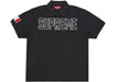 Supreme Twill Appliqué Polo Black
