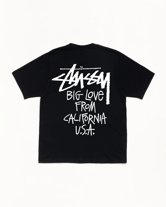 Stussy  Big Love Tee Mens Black