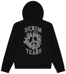 Denim Tears Denim University Zip Hoodie Black