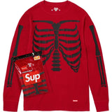 Supreme x Hanes Bones Thermal Crew (1 Pack) 'Red'