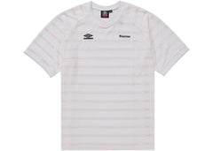 Supreme Umbro Stripe Soccer Jersey White