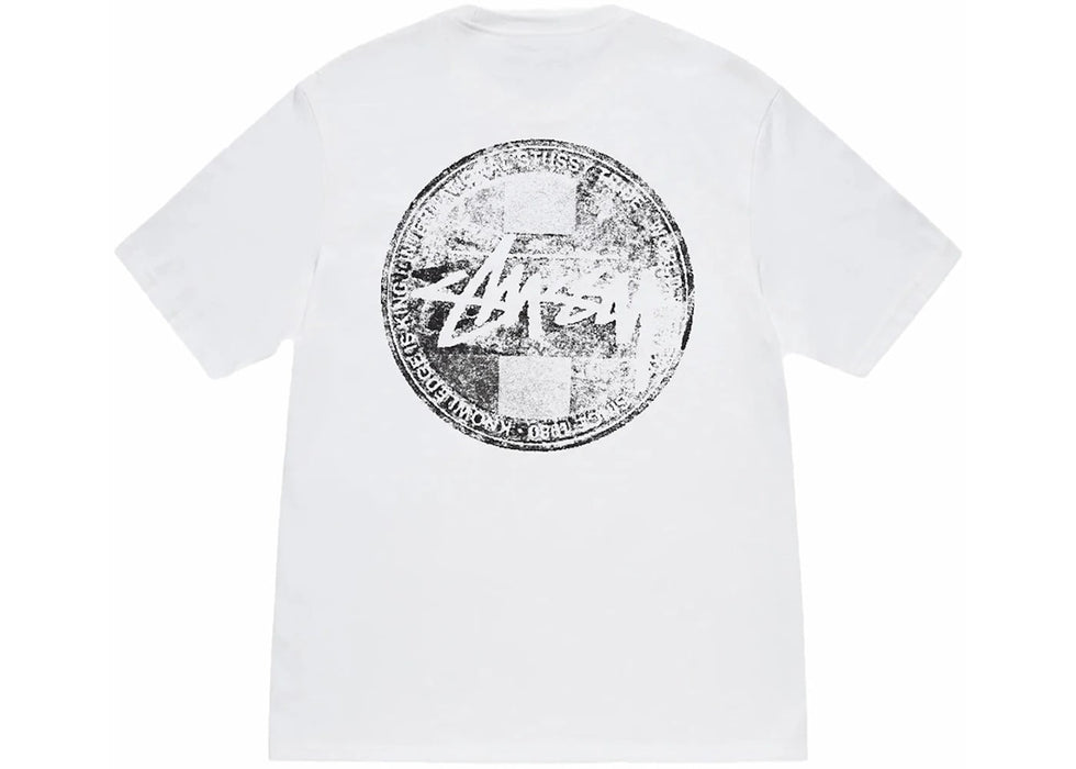 Stussy Dot Stamp Tee White