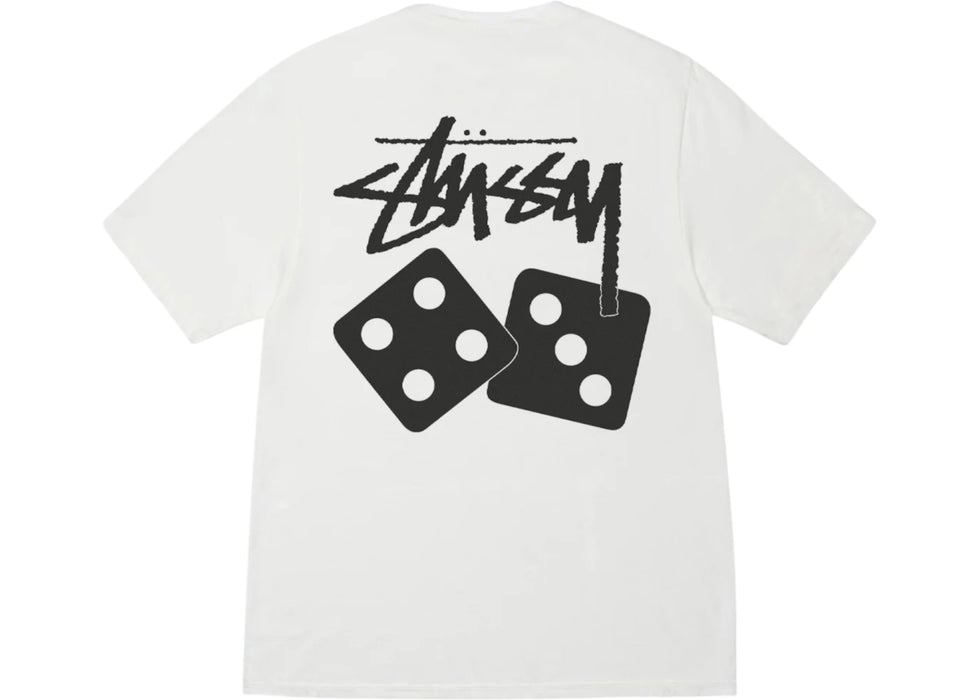 Stussy Dice Pigment Dyed Tee Natural