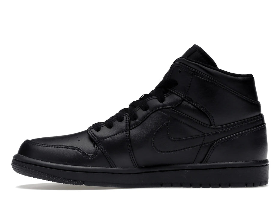 Jordan 1 Mid Triple Black