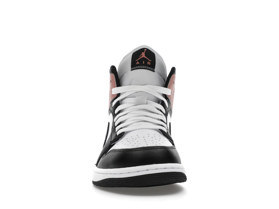 Jordan 1 Mid White Rust Pink Black