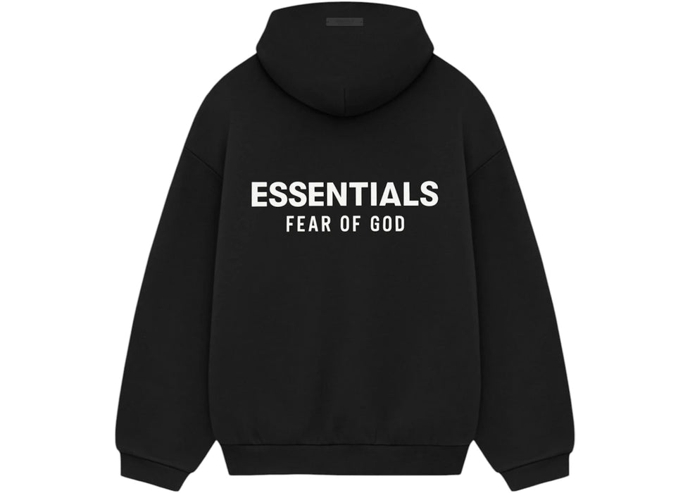 Fear of God Essentials Fleece Hoodie (FW24) Black