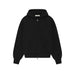 Fear of God Essentials Classic Full Zip-Up Hoodie Jet Black