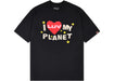 Broken Planet Luv My Planet T-shirt Midnight Black