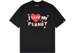 Broken Planet Luv My Planet T-shirt Midnight Black