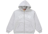Supreme Arc Thermal Lined Zip Up Hooded Sweatshirt Ash Grey