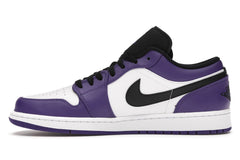 Jordan 1 Low Court Purple White