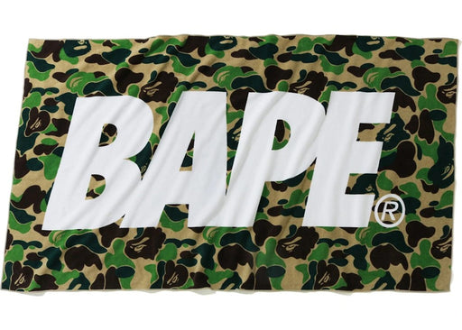 BAPE ABC Beach Towel Green