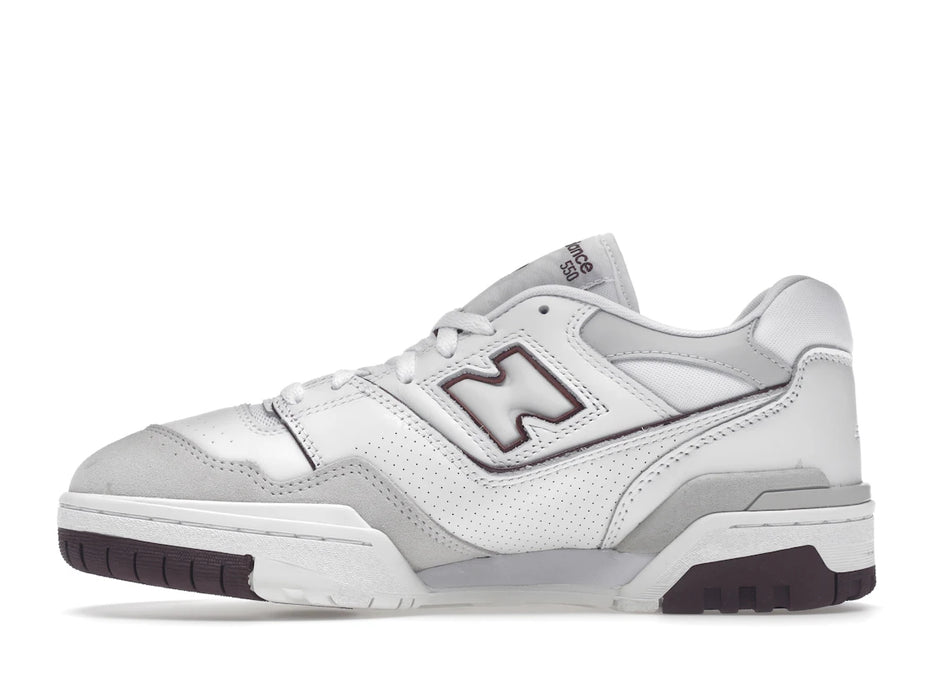 New Balance 550 Summer Fog Burgundy