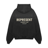 Represent Owner's Club Hoodie Aged Black