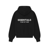 Fear of God Essentials Classic Full Zip-Up Hoodie Jet Black