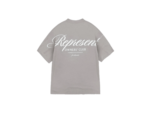 Represent Owners Club Script T-Shirt Slate