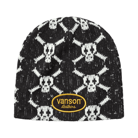 Supreme x Vanson Leathers Skull Beanie 'Black'