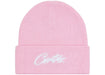 Corteiz Allstarz Folded Beanie Pink