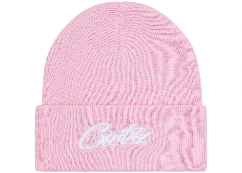 Corteiz Allstarz Folded Beanie Pink