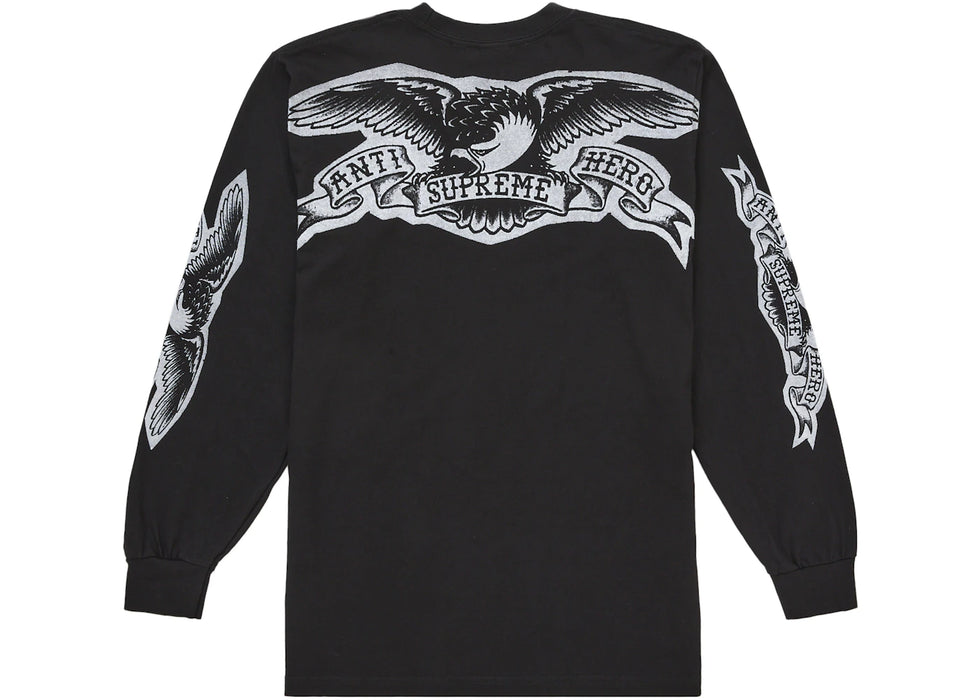 Supreme ANTIHERO Eagle L/S Tee Black
