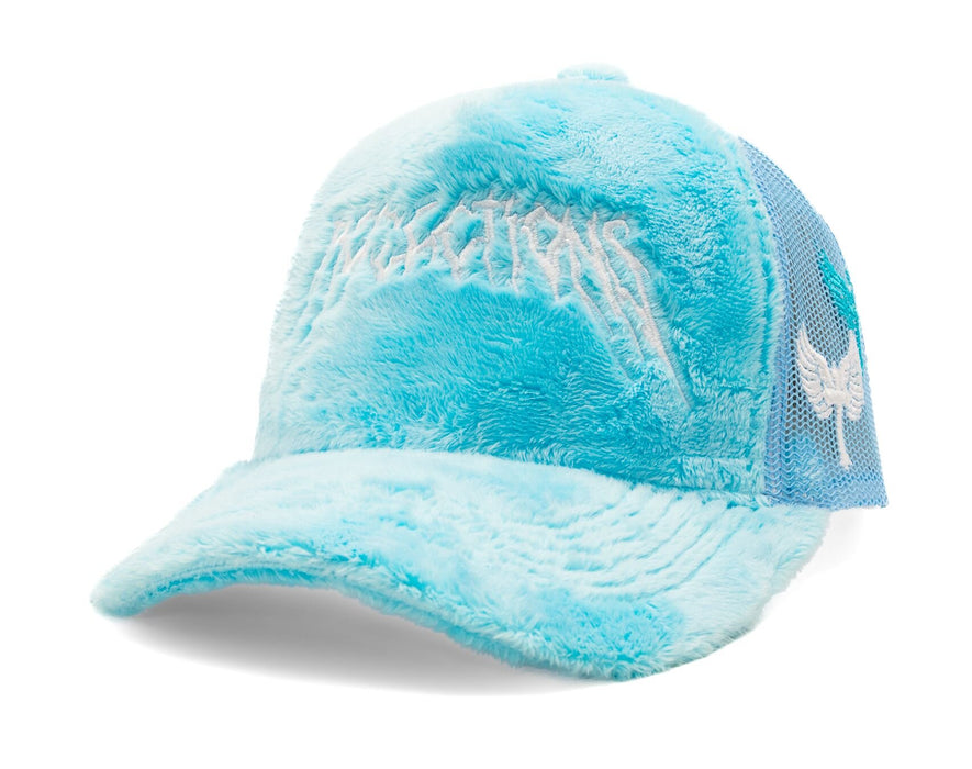 Reflection Luxury Fuzzy Trucker - Ocean Blue