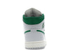 Jordan 1 Mid White Pure Platinum Pine Green