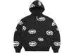 Corteiz x Denim Tears Island Wreath Zip Hoodie Black
