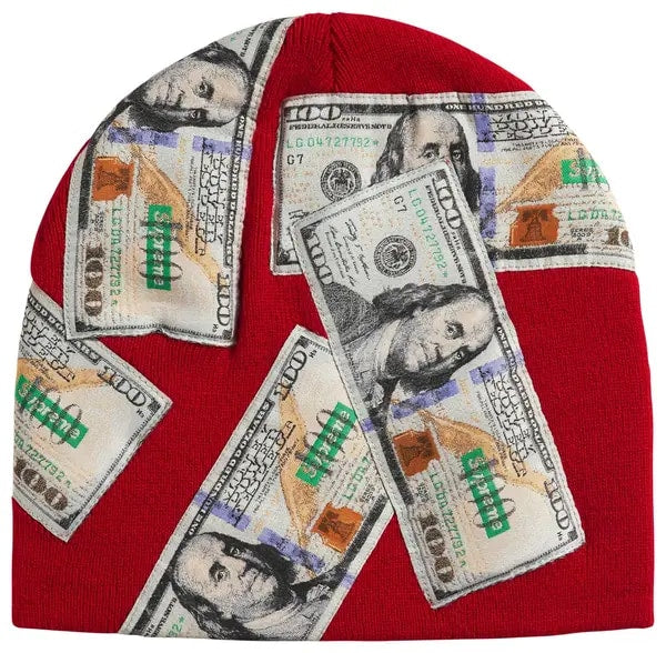 Supreme Money Beanie Red