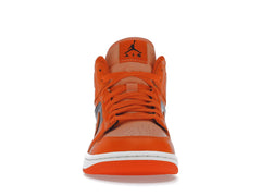 Jordan 1 Mid SE Rush Orange Crimson Bliss (Women's)