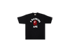 Bape A Bathing Ape Men Black Color Camo College Tee Red