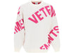 Vetements Allover Maxi Logo Crew Sweat White/Pink