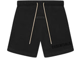 Fear of God Essentials Cream Drawstring Sweatshort Jet Black
