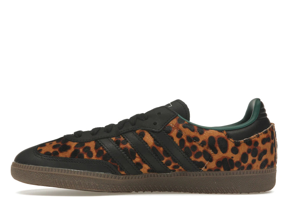 adidas Samba OG Black Green Leopard (Women's)