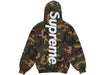 Supreme Satin Applique Hooded Sweatshirt (SS26) Woodland Camo