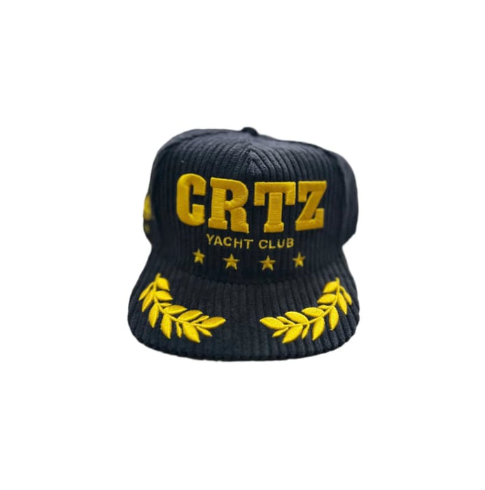 Corteiz Soho Yacht Club Crtz Cap Black