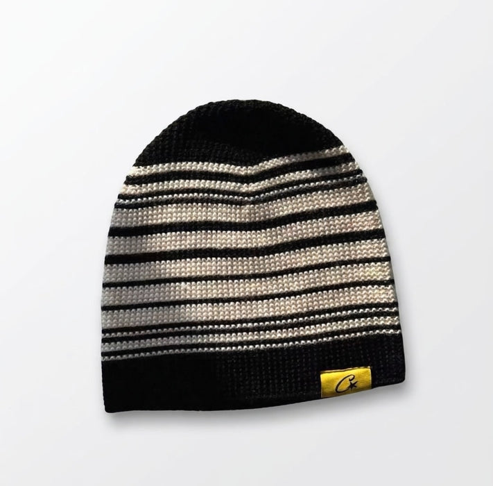 Corteiz Big Crochet Beanie Blue/White/Black