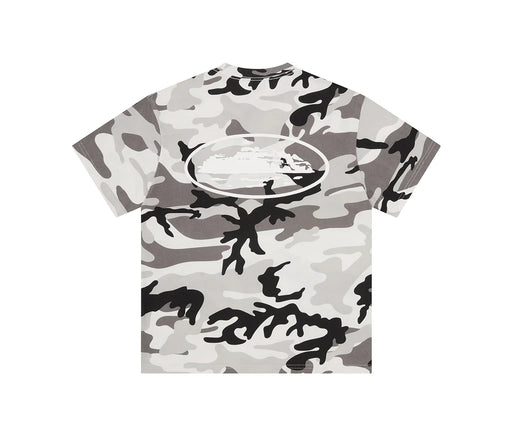 Corteiz Island Puff Print Tee Arctic Camo