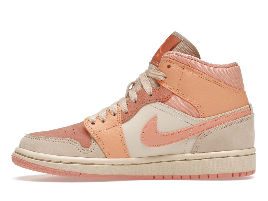 Jordan 1 Mid Apricot Orange (Women's)