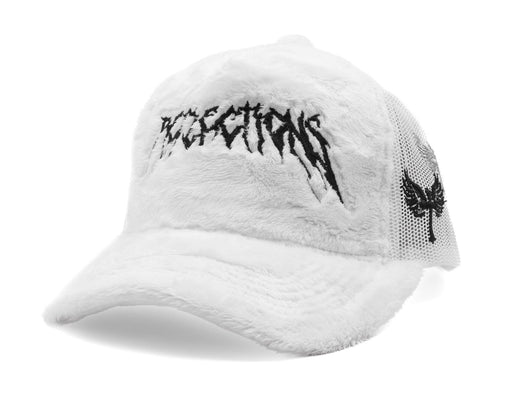 Reflection Luxury Fuzzy Trucker - White