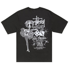 Stussy High Rollers Tee 'Faded Black'